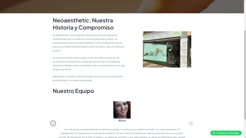 Neoaestheticdiseño web imagen3