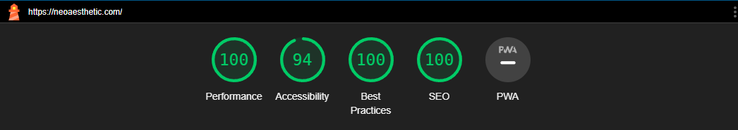 Performance analysis of Neoaesthetic